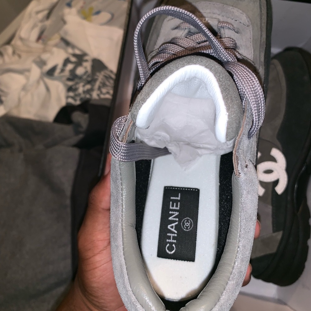 Chanel men runner sneaker size 7.5